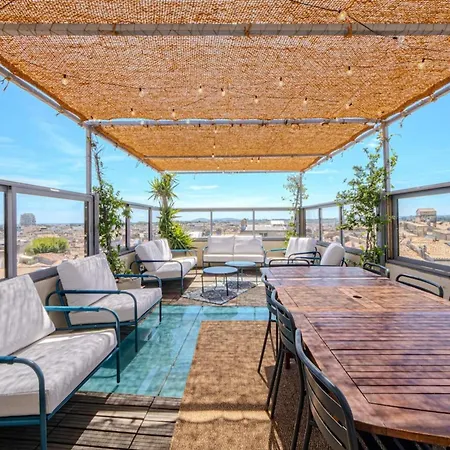 Apartment La-haut - Rooftop - Panorama Sur La Parking Montpellier
