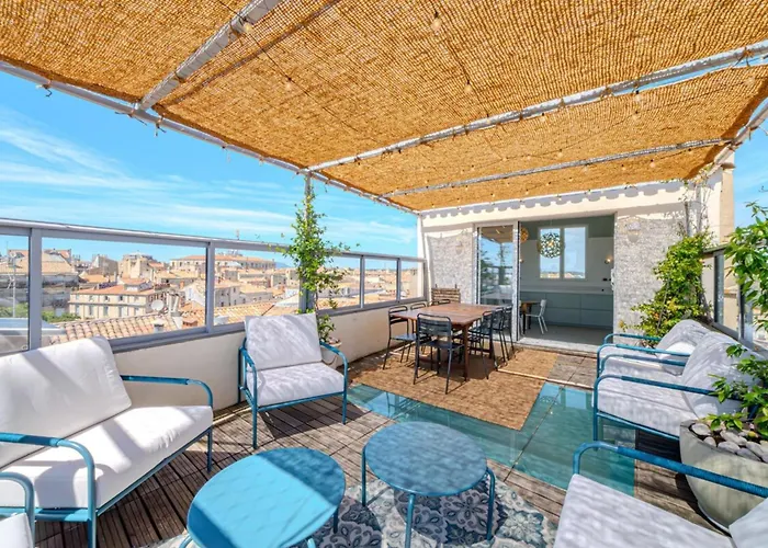 La-haut - Rooftop - Panorama Sur La Parking Apartment Montpellier