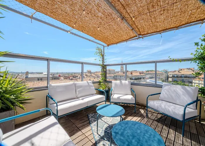 La-haut - Rooftop - Panorama Sur La Parking Apartment